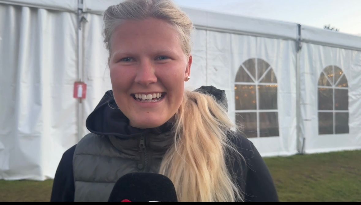 Hilda har åkt från Falköping för att medverka på "Lappis" i Västerbottens inland.