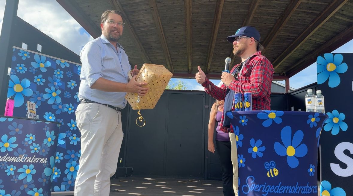 Åkesson (SD) i Västerbotten: "Han kan vinna ganska mycket"