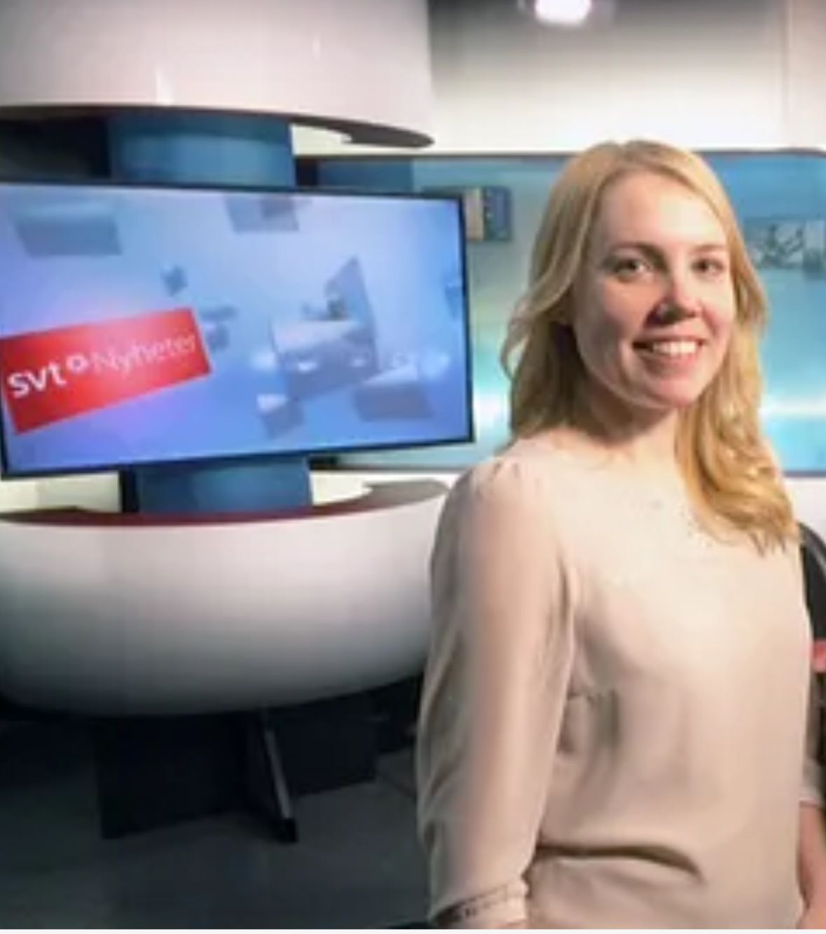 Maria Brändström, ansvarig för valbevakningen på SVT Västerbotten. Foto: SVT