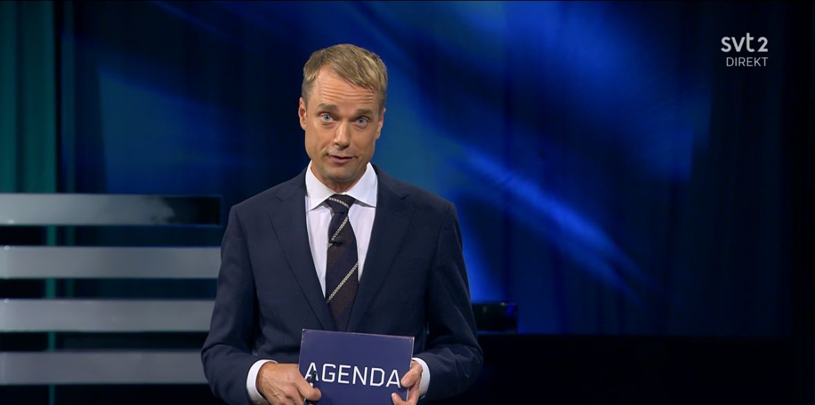 Agendas programledare Tomas Nordenskiöld Foto: SVT