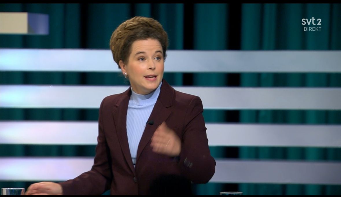 Amanda Lind (MP) Foto: SVT