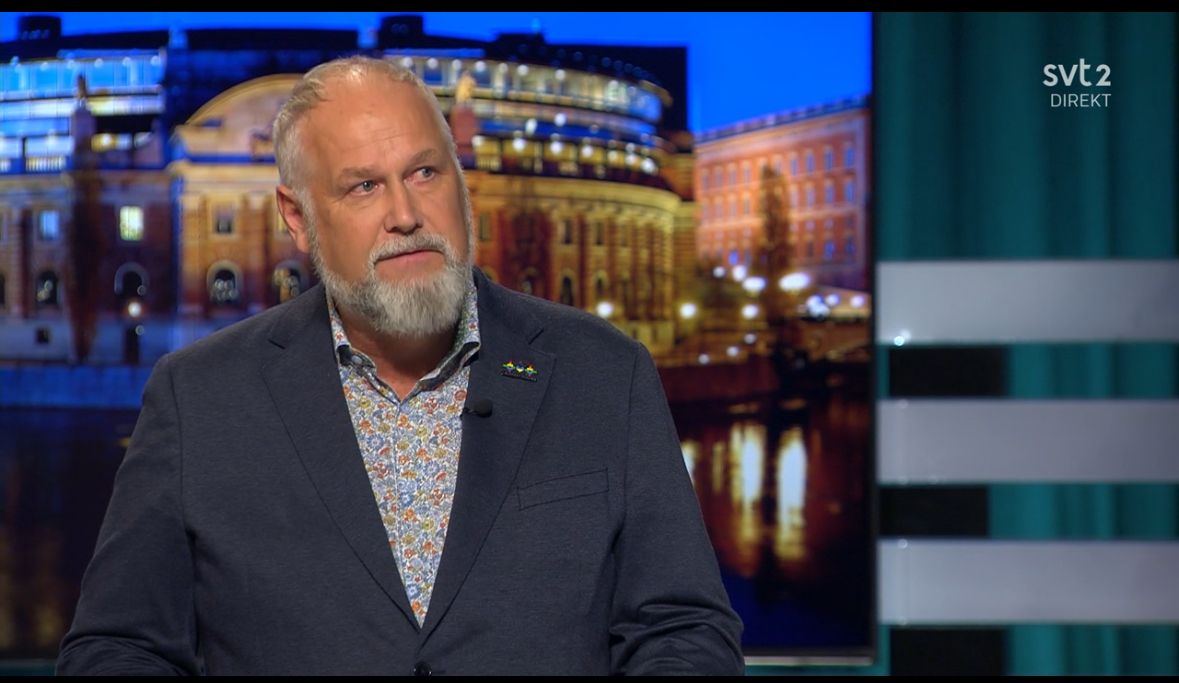 Jonas Sjöstedt (V) Foto: SVT
