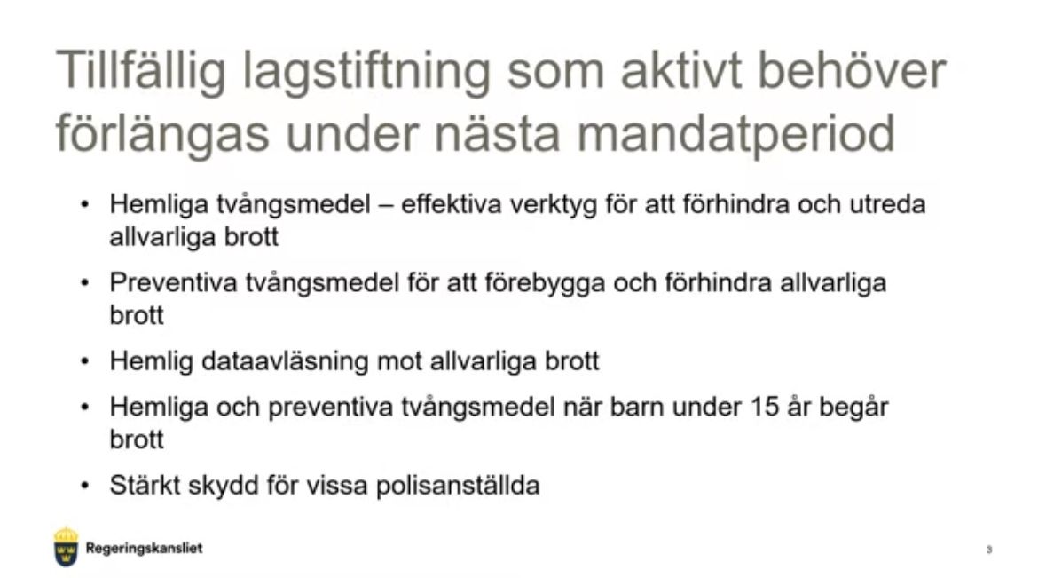 Skärmdump/regeringskansliet