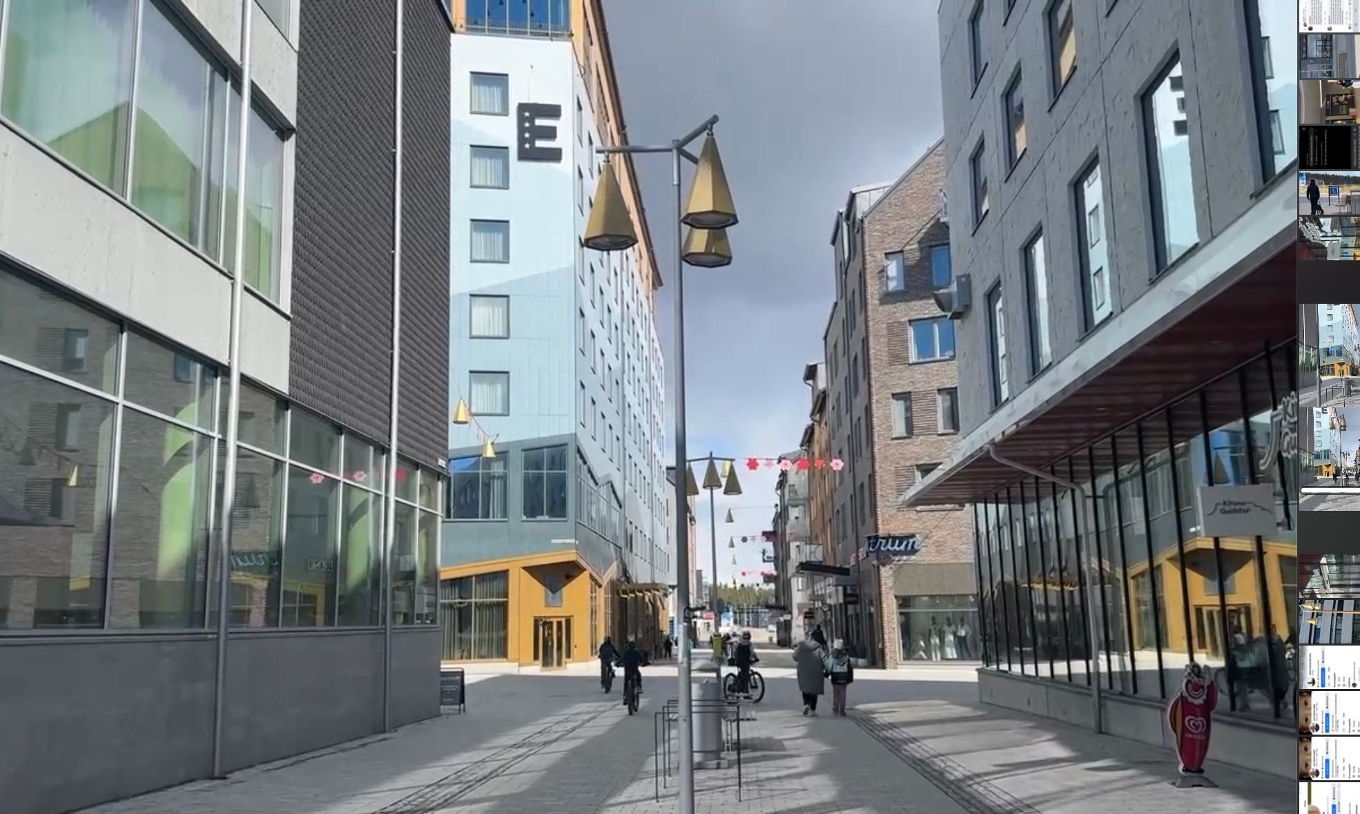 Kirunas nya centrum.