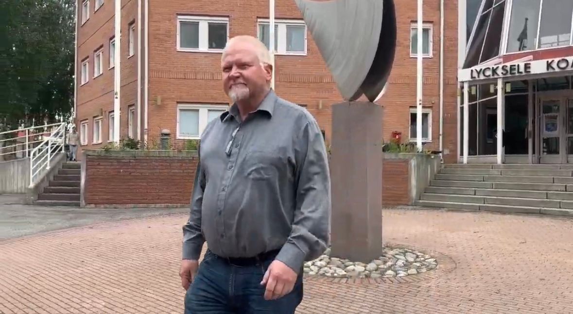 Lyckseles starke man Roland Sjögren (KD). Foto: Riks