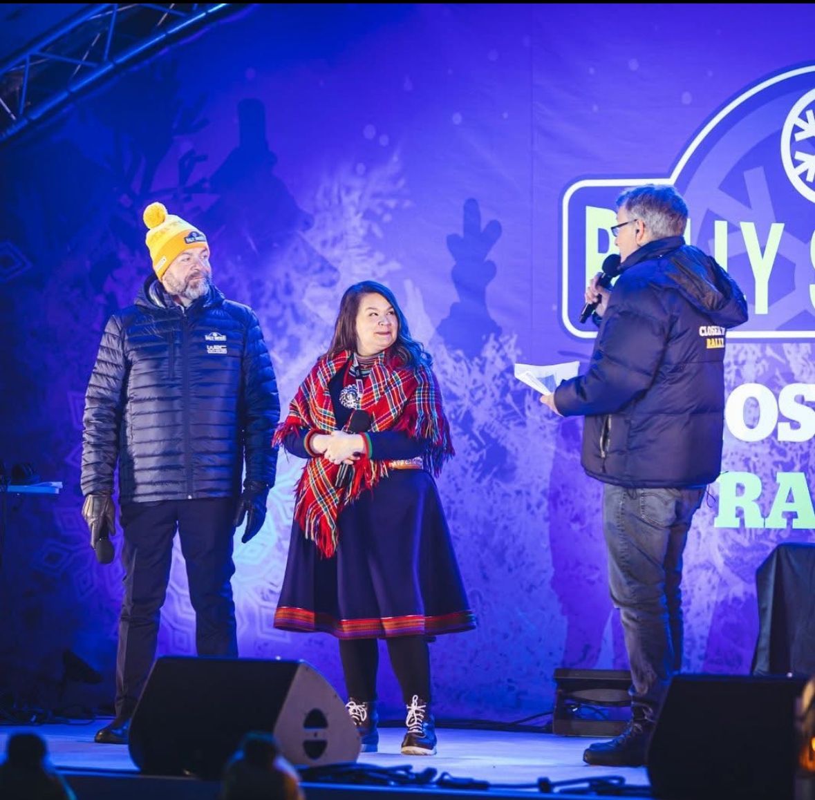 Sija Jonsson Marklund på invigningen 2023, Foto: Rally Sweden