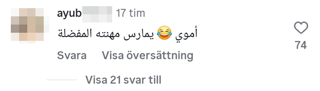 "Grabben utövar sitt favorityrke". Foto: Meta