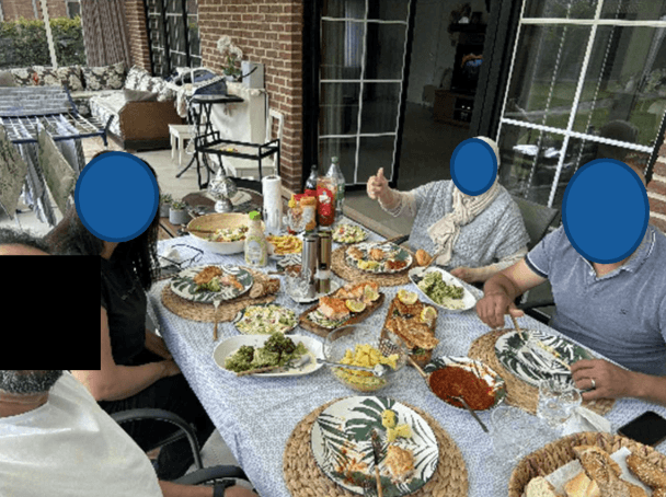 Bild tagen på en skjutbana trots att tilltalad rapporterat arbetspass. Foto: Polisen.&nbsp;