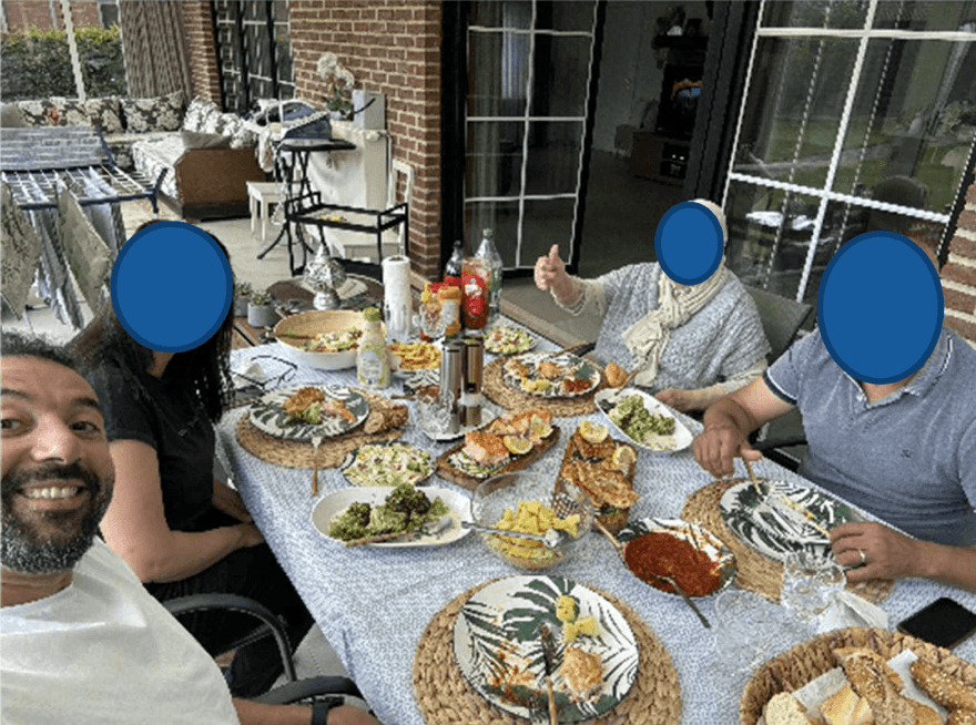 Bild tagen på en skjutbana trots att tilltalad rapporterat arbetspass. Foto: Polisen.&nbsp;