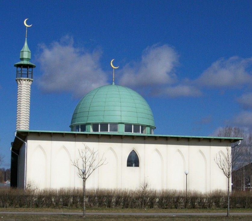 Uppsala moské. Foto: Wikimedia Commons.