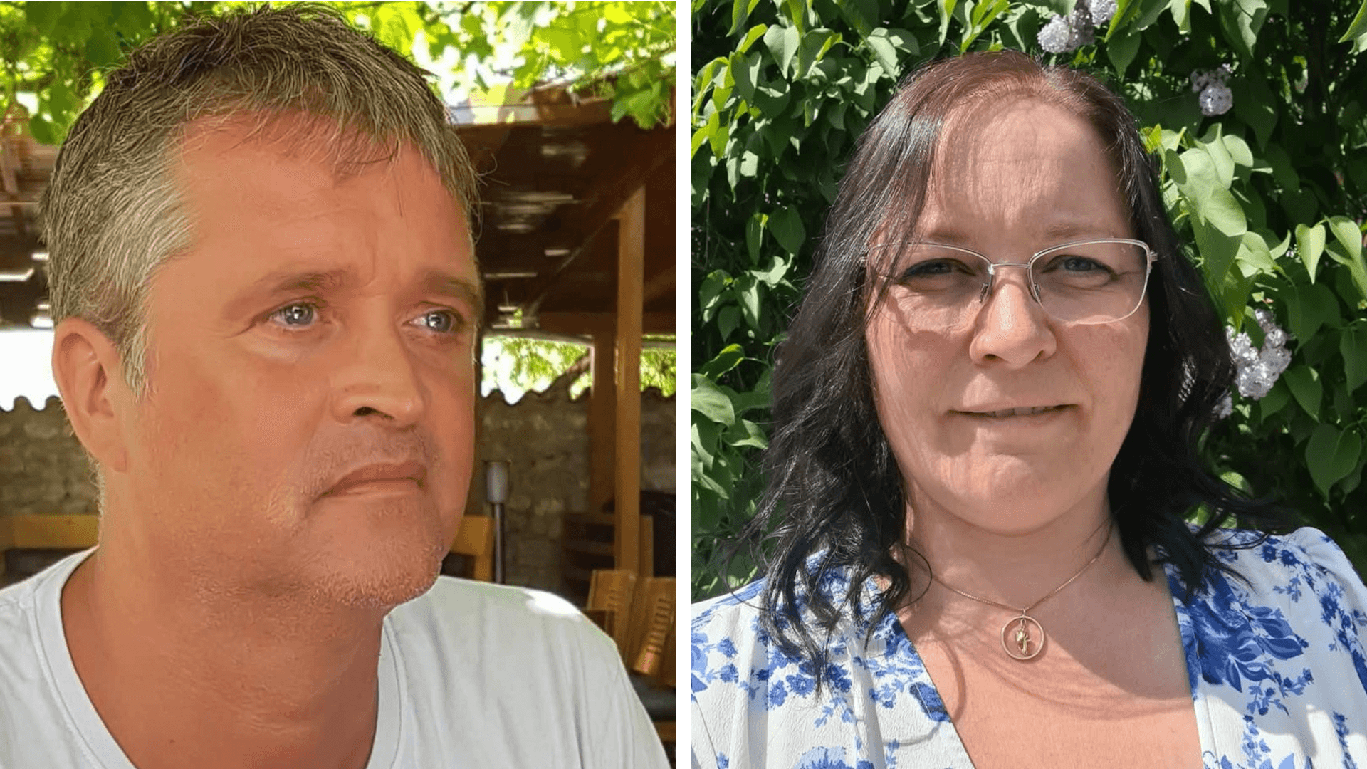 Mats Johansson och Angelica Magnusson. Foto: Viltrehab Säffle