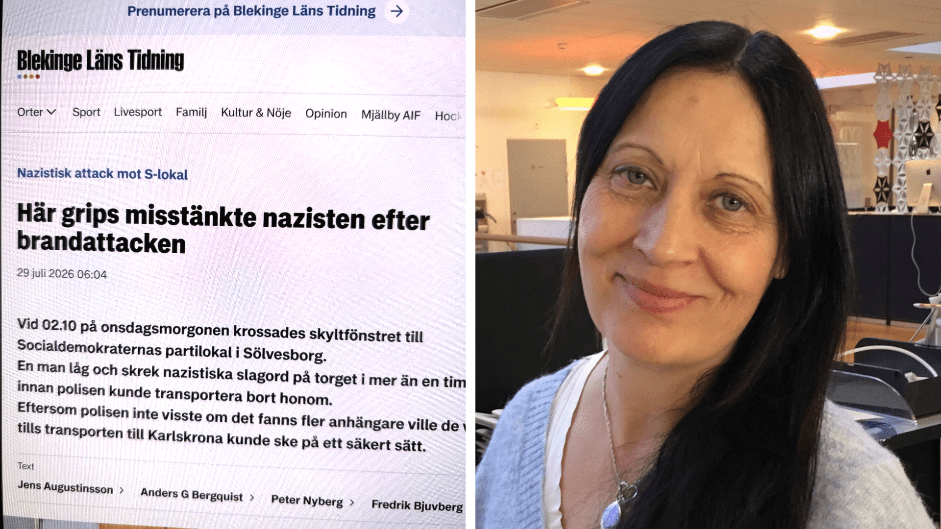 Mimmi Karlsson-Bernfalk är chefredaktör på BLT. aksimil/Linkedin