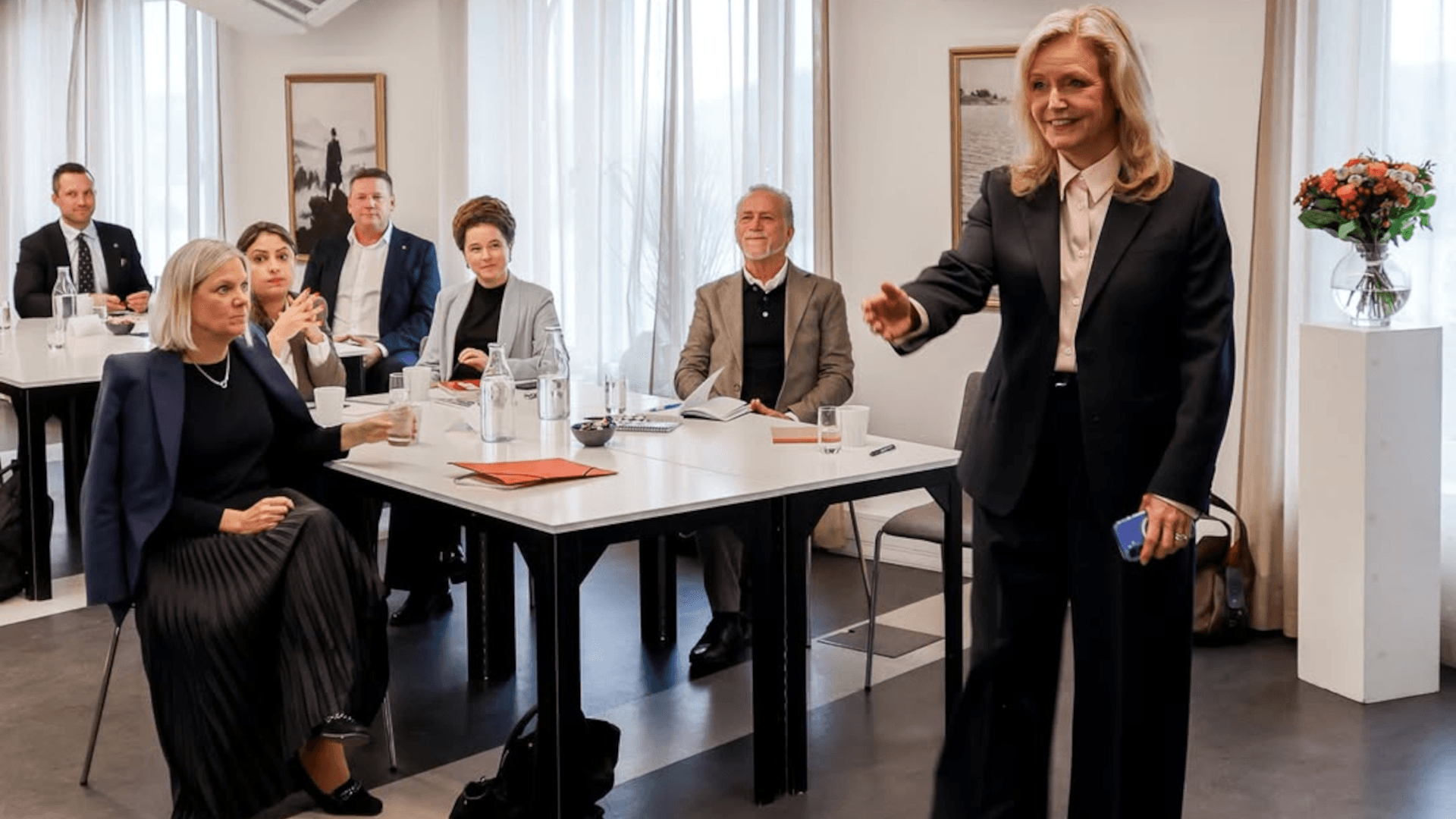 Partiledarna för de rödgröna partierna. Foto: Instagram
