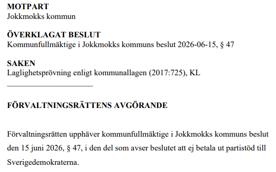 Foto: Sveriges Domstolar