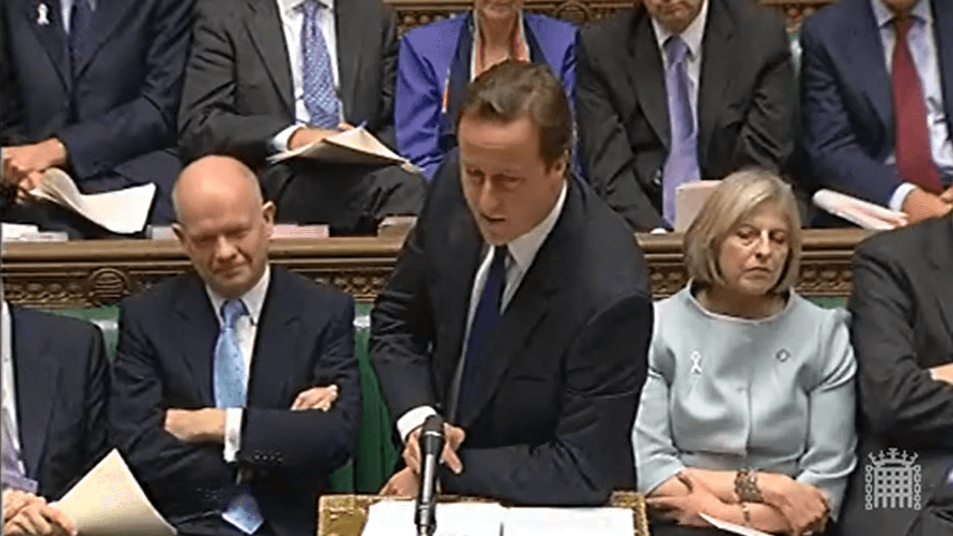 David Cameron under debatten 2009. Foto: Underhuset
