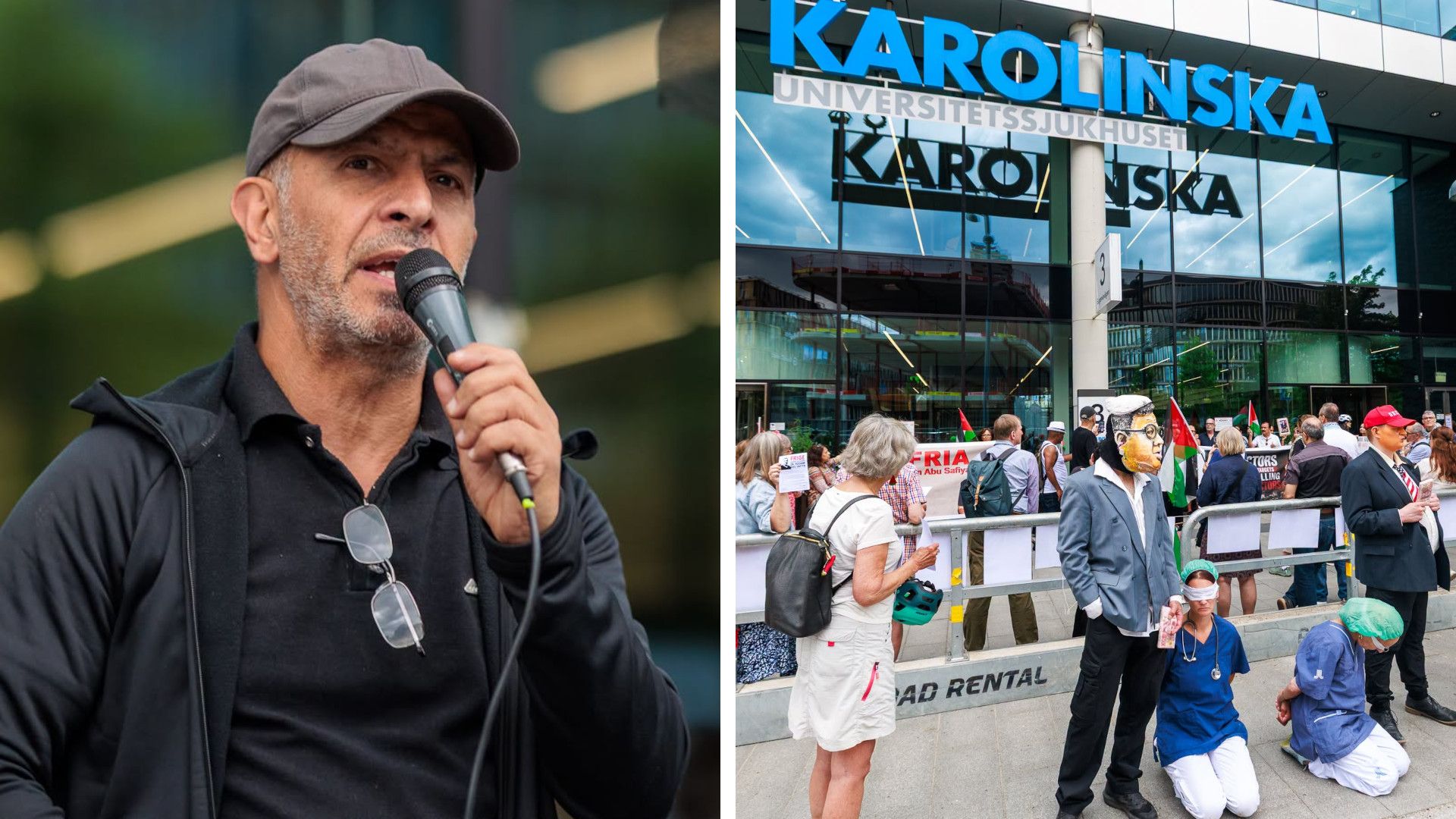 Sami Suliman: Kan bli fler Palestinaprotester vid svenska sjukhus