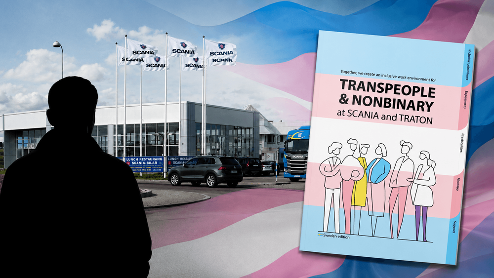 Larmet inifrån: "Sexualiserande" trans-broschyr hos Scania