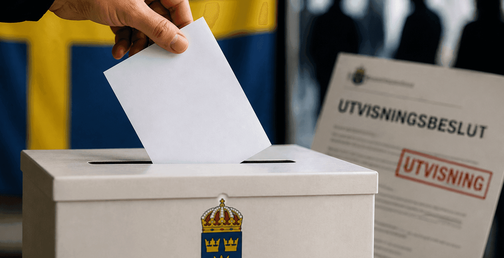 Personer med utvisningsbeslut får rösta i svenska val