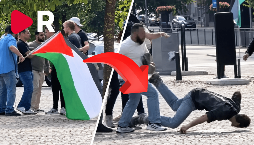 Handbollsspelare misshandlades av Palestinaaktivist – nu döms två män