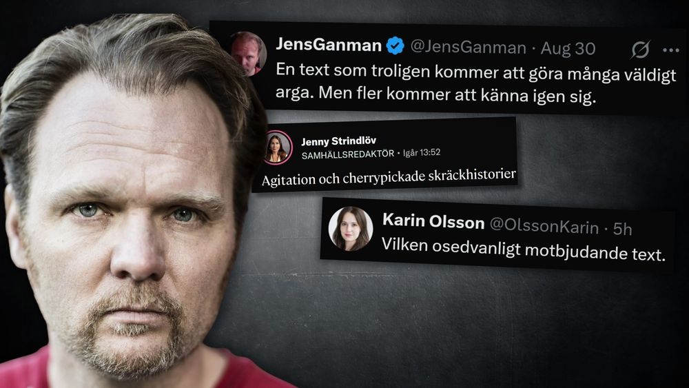 Varnar för "svenskt folkmord" – väcker raseri bland medietopparna
