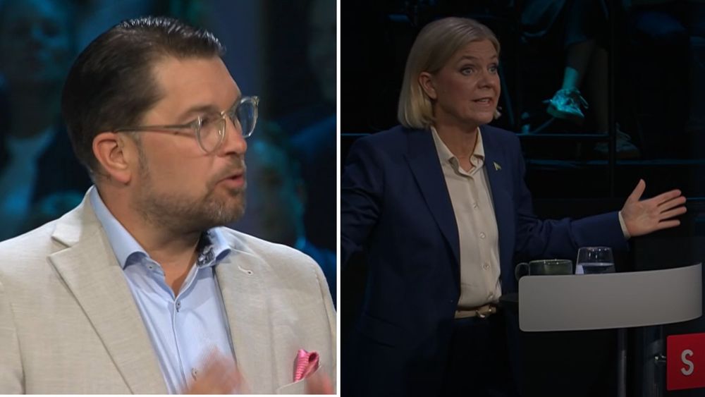 Åkesson till Andersson: "Varför är du så sur hela tiden?"