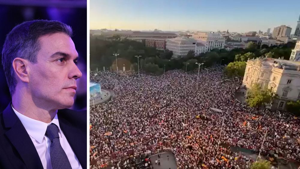 Massiva protester mot migrantinvasionen – då talar socialistledaren om "empati"
