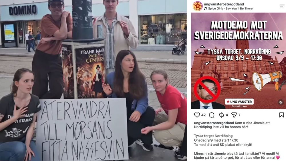 Ung Vänster polisanmäls: "Minns ni tårtattacken mot Åkesson?"