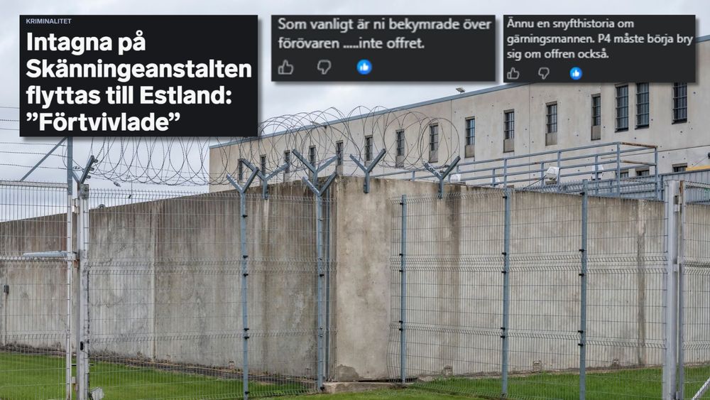 "Förtvivlade" fångar i P4 – väcker ilska: "Snyfthistoria"