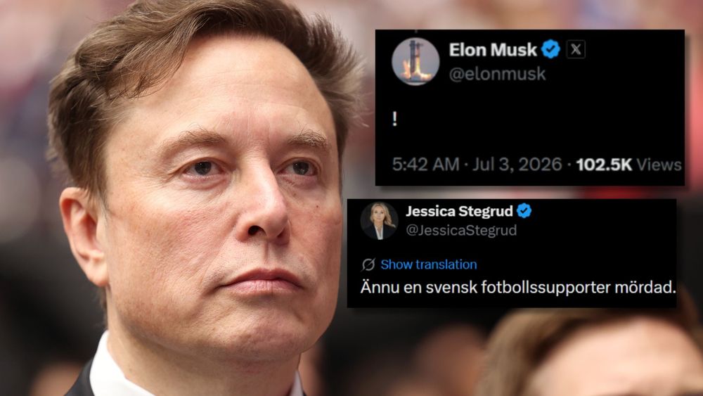 Elon Musk reagerar på dödsmisshandel mot svensk småbarnspappa
