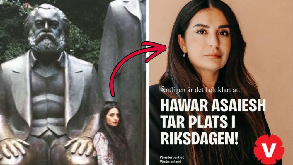 Hawar Asaiesh (V) tar plats i riksdagen – kallar ministers barn "nazist"