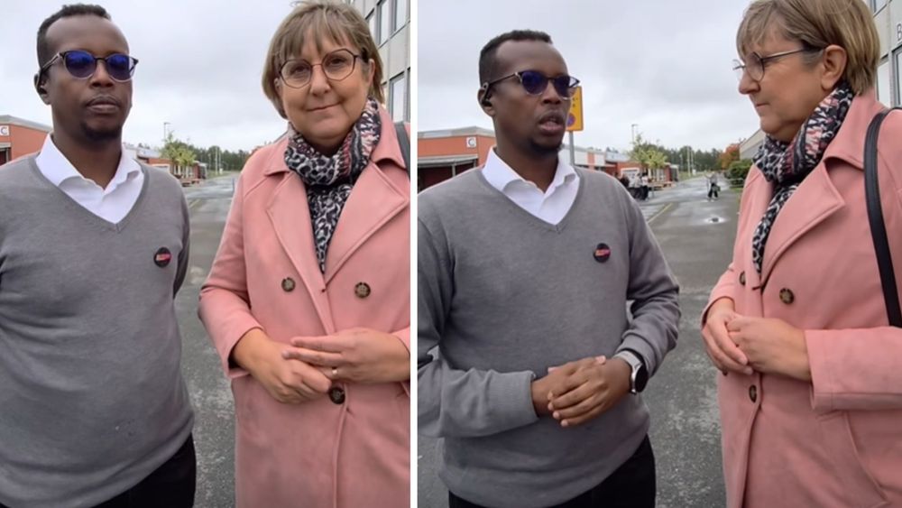 "Är tanken att han ska ha en tolk bredvid sig?" – kryssraketens svenska väcker reaktioner