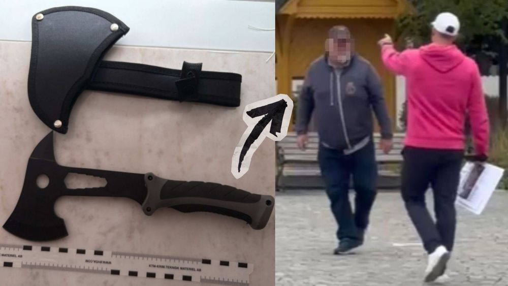 Åtal: Yxman dödshotade SD-politiker