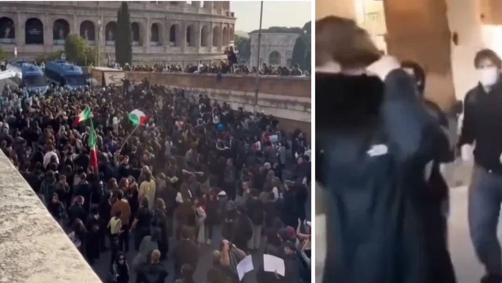 "Vi är antifascister!" – Colosseum stormas av aktivister