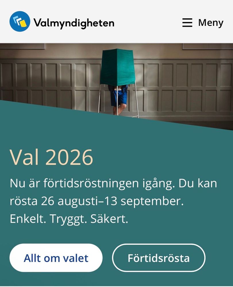 Valmyndigheten: 4000 förtidsröster har felregistrerats