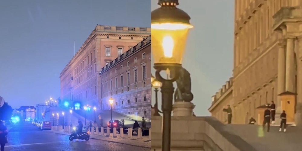 JUST NU: Stor polisinsats vid slottet - polisen har skjutit