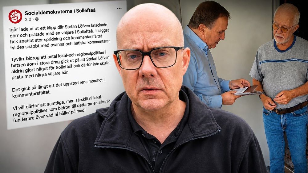 S-toppen om Löfven-besöket: "Rena mordhot" – anmälde inte
