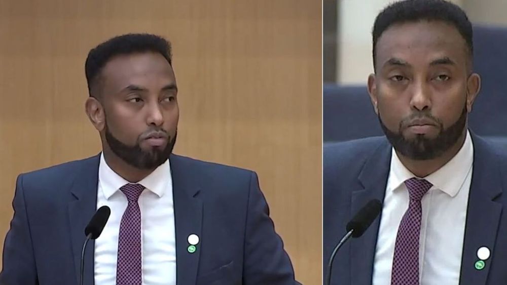 Se hela anförandet av den omdebatterade MP-politikern