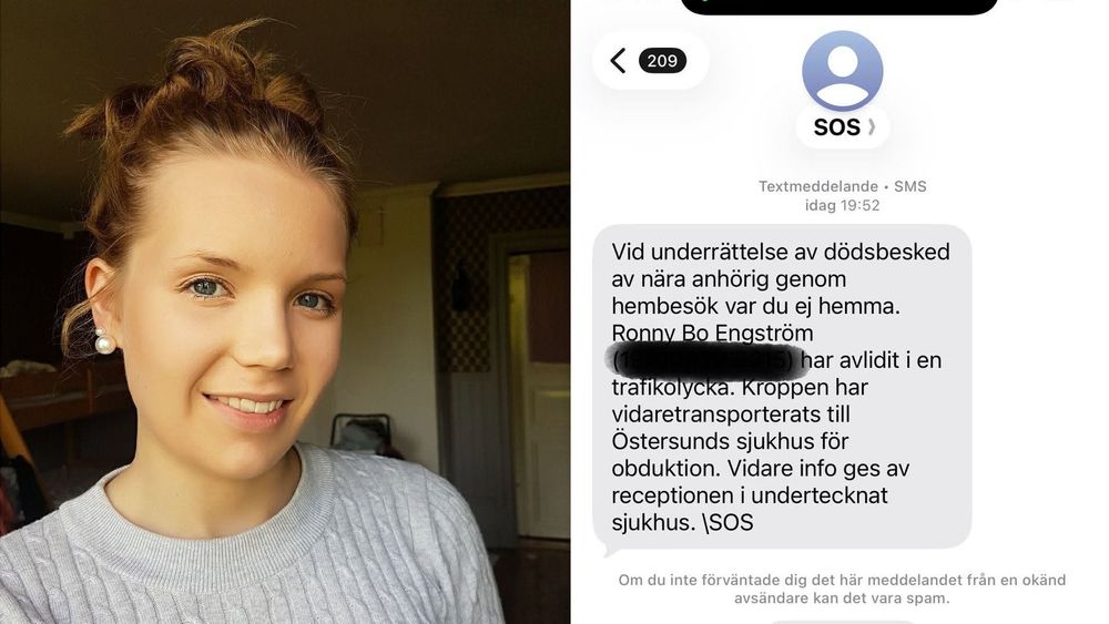 Alva, 25, fick falskt dödsbud – "Jag fick panik"