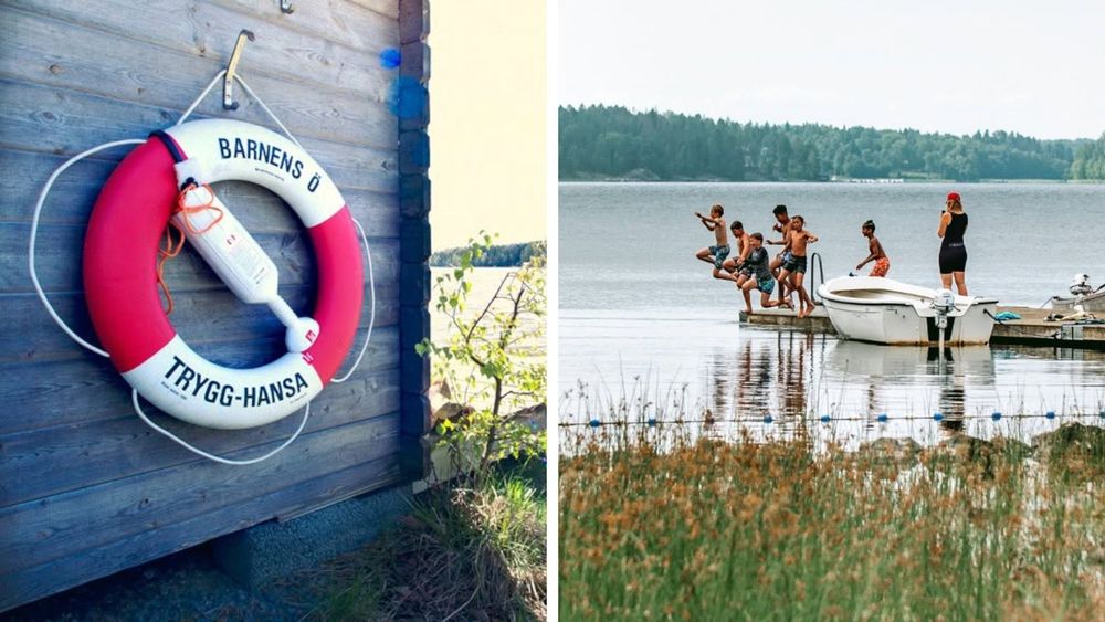 Polis ryckte ut för att hantera våldsamma barn på Barnens ö
