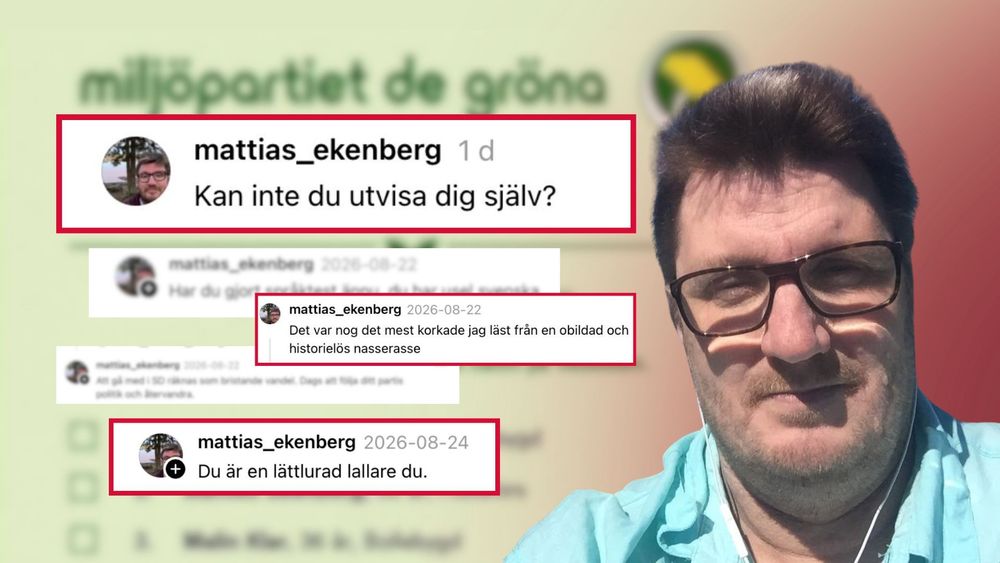 MP-topp sprider näthat: "Kan inte du utvisa dig själv?"