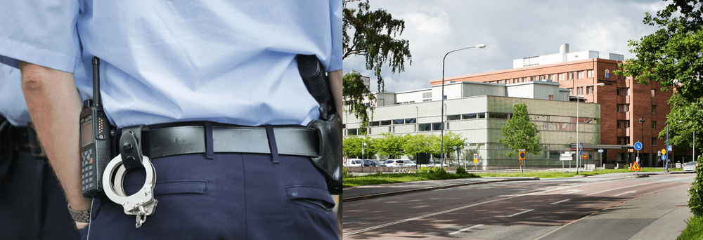 Två personer anhållna efter dödligt fall från balkong 