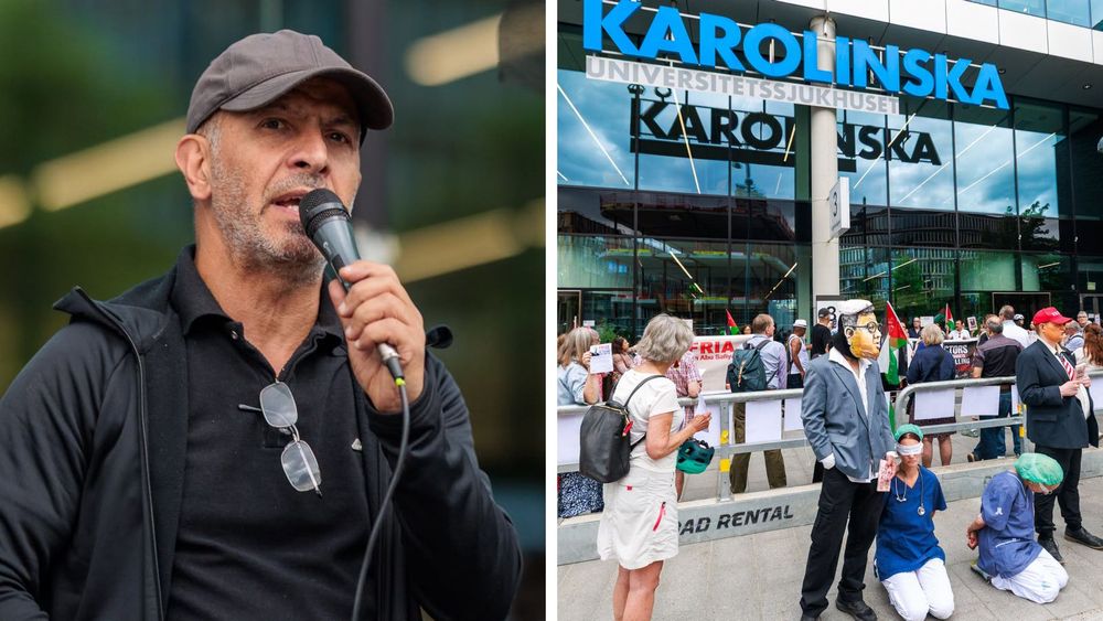 Sami Suliman: Kan bli fler Palestinaprotester vid svenska sjukhus