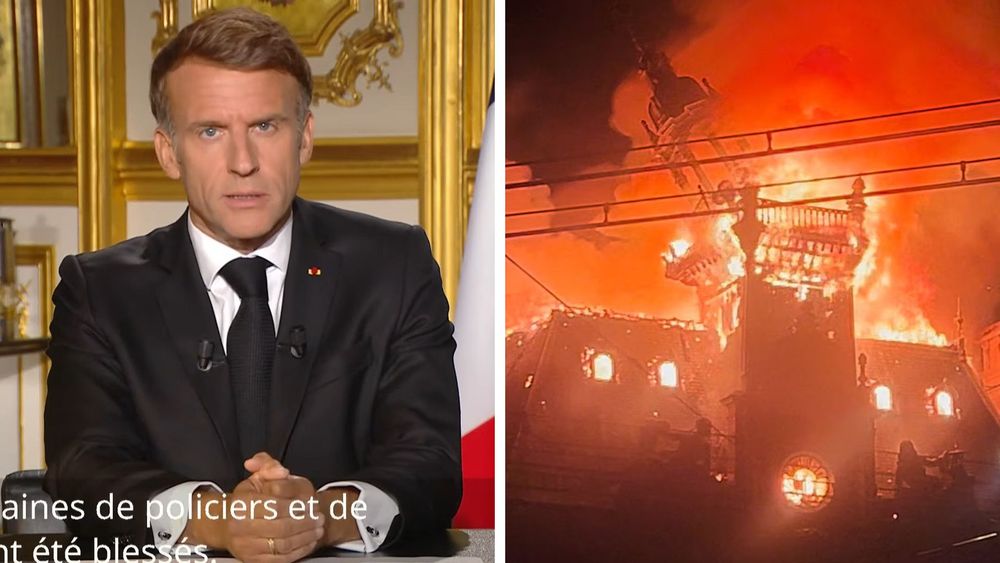 Macron: "Hur kan fransmän göra så här mot Frankrike?"