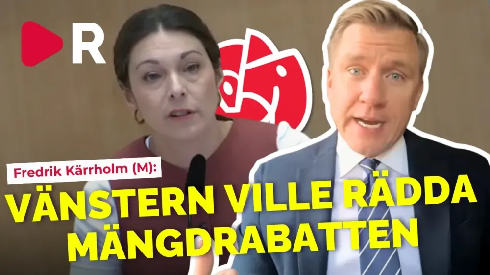 Kärrholm (M) rasar mot Carvalho (S): "Oerhört provocerande"