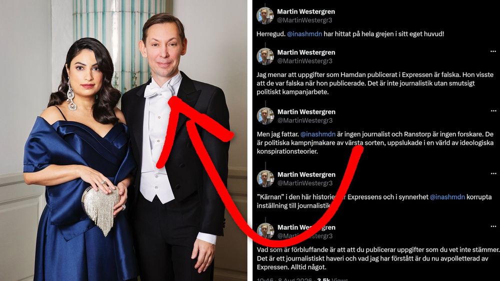 Nooshis sambo rasar mot journalist efter avslöjanden om V