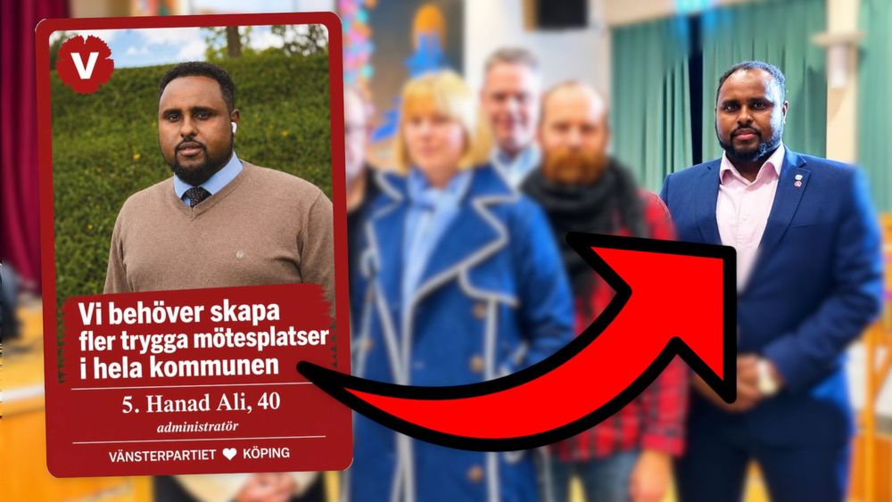 Somalier på socialbidrag är V-kryssraket i Köping