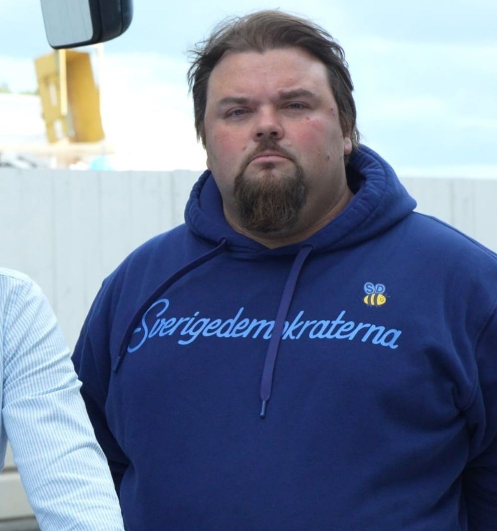 Marcus Johansson är ordförande för Sverigedemokraterna i Järfälla. Foto: Riks.&nbsp;