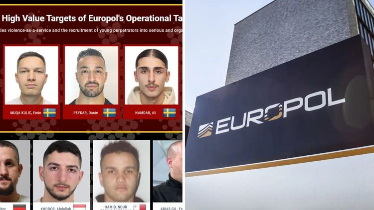 Tre av Europols fyra mest eftersökta brottslingar har koppling till Sverige
