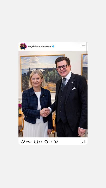 Magdalena Andersson (S) får sonderingsuppdraget