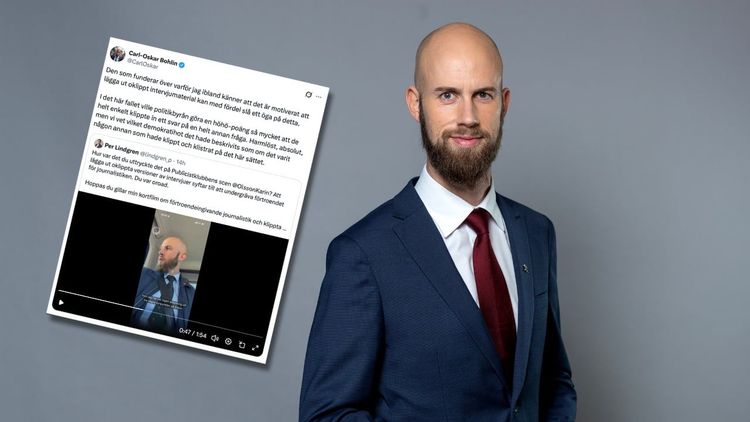 Civilförsvarsministern om SVT-klippet: "Hade kallats ett demokratihot"